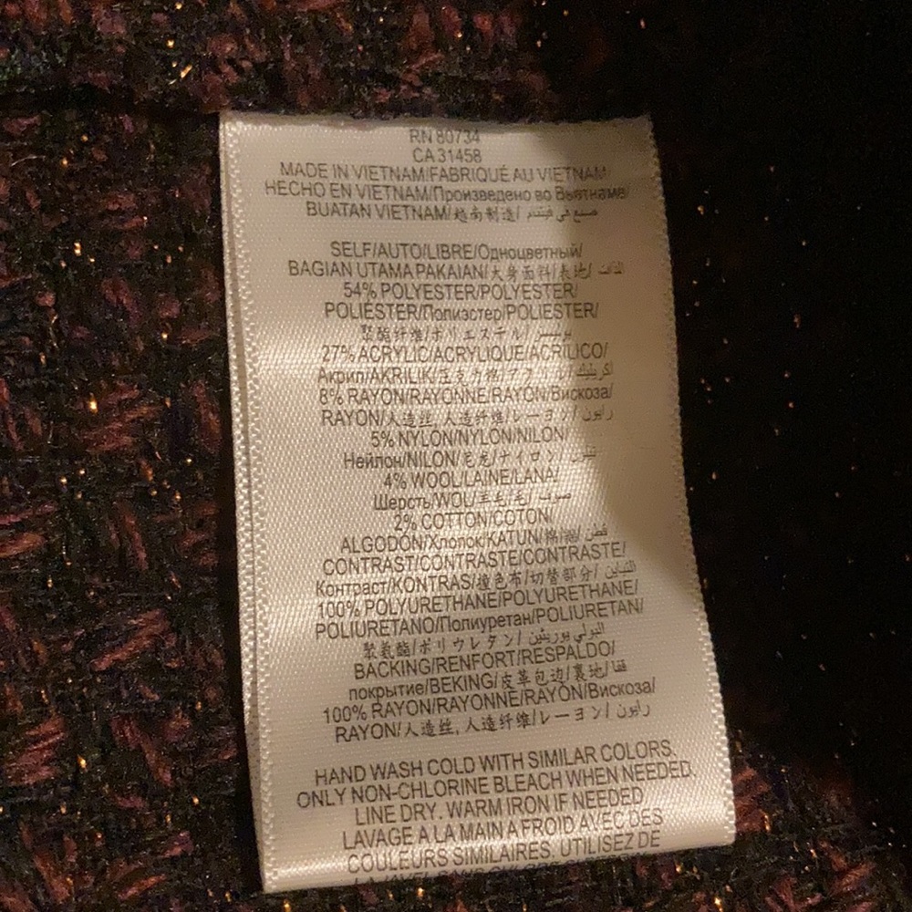 BCBG MINI SKIRT WITH WIDE WAIST BAND SIZE 10 - Picture 5 of 5